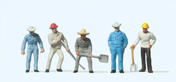 Preiser 14017 - H0 Gleisbauarbeiter