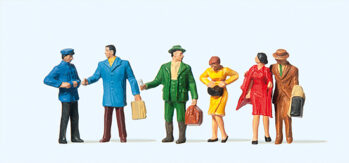 Preiser 14029 - H0 An der Bahnsteigsperre