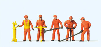 Preiser 14035 - H0 Gleisbauarbeiter