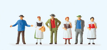 Preiser 14048 - H0 Ländliche Marktbesucher