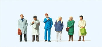 Preiser 14071 - H0 Wartende Reisende am Bahnsteig