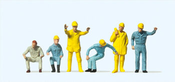 Preiser 14128 - H0 Autokran-Personal