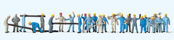 Preiser 14403 - H0 Gleisbauarbeiter. 24 Figuren