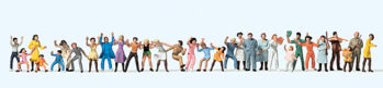 Preiser 14414 - H0 Volksfestbesucher. 30 Figuren