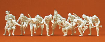 Preiser 16528 - H0 Absitzende Panzergrenadiere (u.a. pass. zu SdKfz 251). DR 1939-45