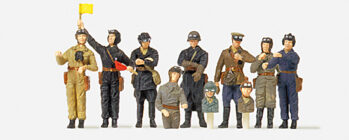 Preiser 16546 - H0 Panzerbesatzungen. UdSSR 1942. 10 unbemalte Miniaturfiguren. Bausatz
