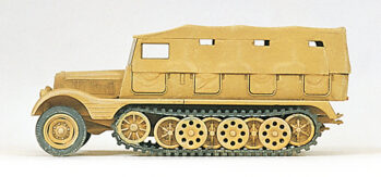 Preiser 16562 - H0 Halbketten-Zugmaschine 3 to (SdKfz 11) Pionierausführung. Geschlossenes Verdeck