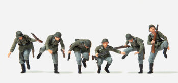 Preiser 16878 - H0 Absitzende Panzergrenadiere. Zu SdKfz 251. DR 1939 - 45