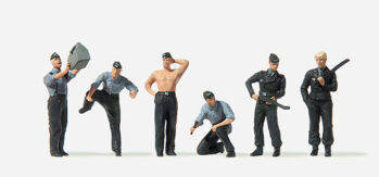 Preiser 16885 - H0 Panzersoldaten bei Wartungsarbeiten. DR 1939-45