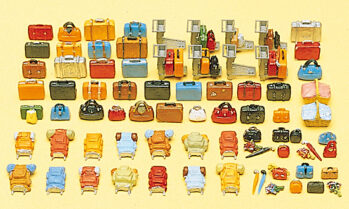 Preiser 17005 - H0 Reisegepäck. 90 Teile. Bausatz