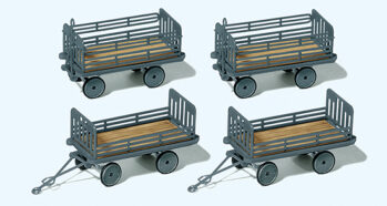 Preiser 17129 - H0 Anhänger zu Elektrokarre. Deutsche Bunde