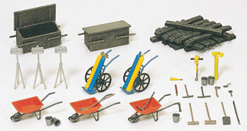 Preiser 17175 - H0 Schweißgerät. Werkzeugkiste. Gleisbau- zubehör. Bausatz