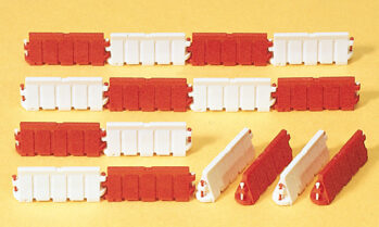 Preiser 17178 - H0 Verkehrsleitblöcke. Bausatz