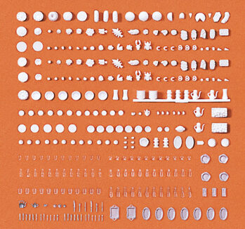 Preiser 17220 - H0 Geschirr, Speisen. Bausatz