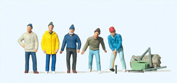 Preiser 20261 - H0 Zirkusarbeiter