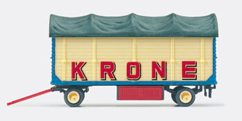 Preiser 21023 - H0 Packwagen "Zirkus Krone", mit Plane. Fertigmodell