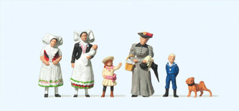 Preiser 24608 - H0 Spreewälder Gruppe. Um 1900