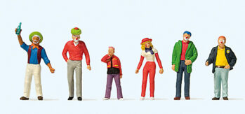 Preiser 24642 - H0 Beim Karnevalsumzug (1)