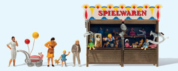 Preiser 24692 - H0 Kirmesbude "Spielwaren". Fertigmodell