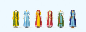 Preiser 24767 - H0 Mittelalterliche Kleidung auf Ständer