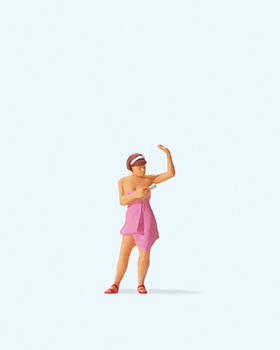 Preiser 28143 - H0 Frau mit Deospray