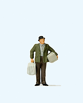 Preiser 28160 - H0 Mann mit Vogelkäfig