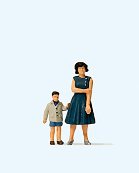 Preiser 28169 - H0 Mutter und Sohn