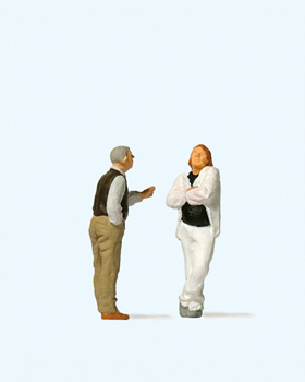 Preiser 28180 - H0 Zwiegespräch