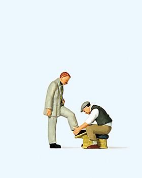 Preiser 28184 - H0 Schuhputzer