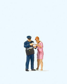 Preiser 28204 - H0 Postzustellung