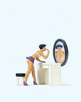 Preiser 28206 - H0 Am Schminktisch