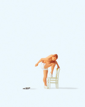 Preiser 29097 - H0 Flucht vor Maus