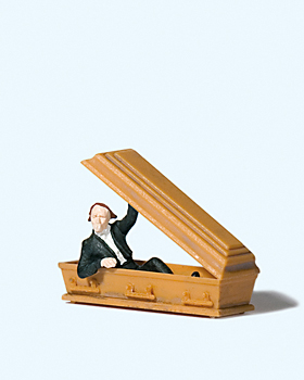 Preiser 29113 - H0 Vampir, Sargedeckel hebend