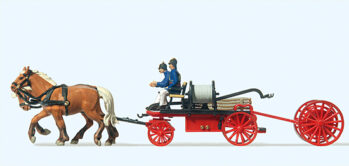 Preiser 30425 - H0 Handdruckspritze. Um 1900. Fertigmodell