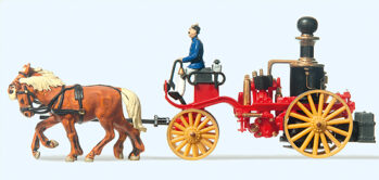 Preiser 30428 - H0 Dampfspritze. Um 1900. Fertigmodell