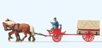 Preiser 30429 - H0 Kohlenwagen. Um 1900. Fertigmodell