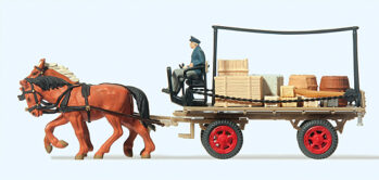 Preiser 30434 - H0 Speditionsrolle. Fertigmodell