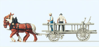 Preiser 30436 - H0 Leiterwagen. Fertigmodell