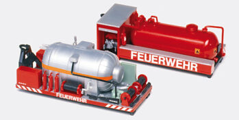 Preiser 31152 - H0 Wechselaufbau CO2 u. Saug-Druck-Be- hälter zu Bausatz 31116 WAF. Bausatz