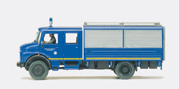 Preiser 37001 - H0 Gerätekraftwagen GKW 72. THW. MB LA 1113 B/42. Fertigmodell