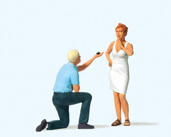 Preiser 44932 - G Heiratsantrag mit Ring