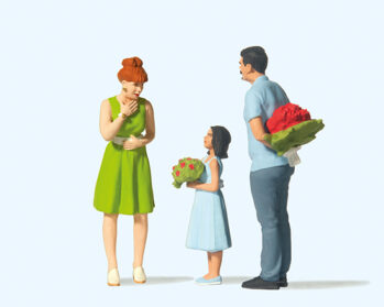 Preiser 44934 - G Überraschung mit Blumen