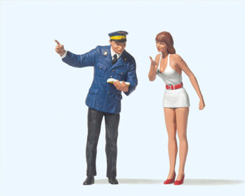 Preiser 45001 - G Auskunftsbeamter, Mädchen