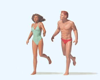 Preiser 45018 - G Laufendes Paar am Strand