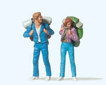 Preiser 45029 - G Rucksack - Touristen