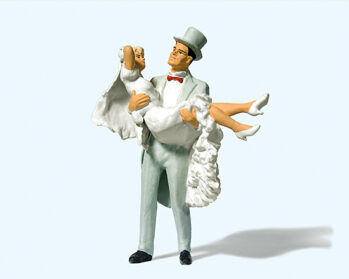 Preiser 45044 - G Bräutigam, Braut tragend