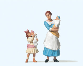 Preiser 45060 - G Kindermädchen mit Kindern