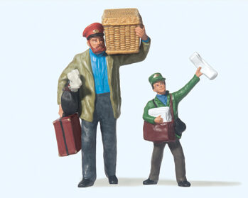 Preiser 45063 - G Dienstmann, Zeitungsjunge