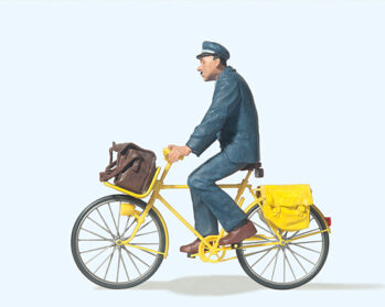 Preiser 45073 - G Postbote (Frankreich) auf Fahrrad