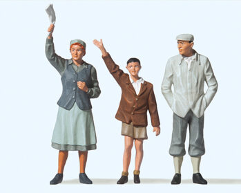 Preiser 45084 - G Winkende am Bahnsteig